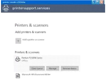 Turn printer offline to online step 6