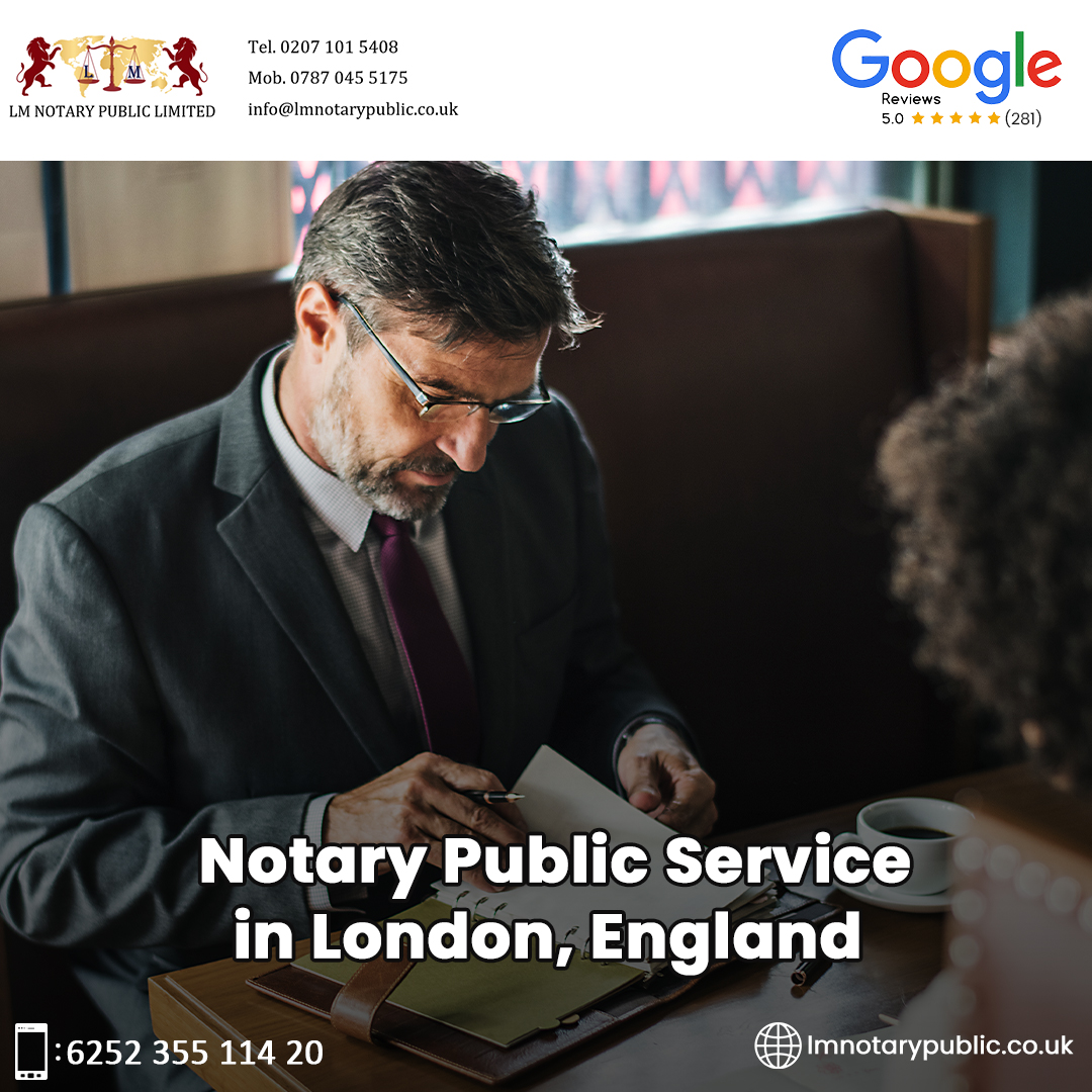 Notary Public Services in London